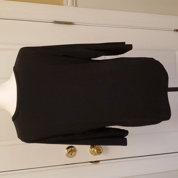 2 piece Susan Graver top and long sheer Vest - Picture 8 of 13